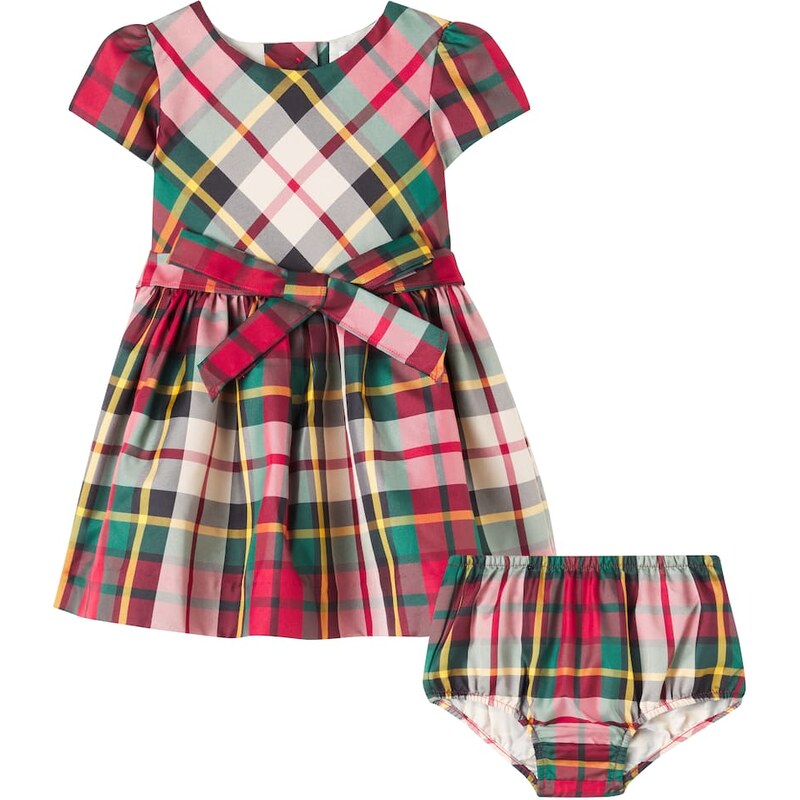 Polo Ralph Lauren Kids Plaid dress and bloomers set