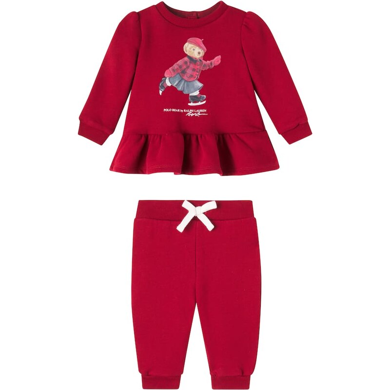 Polo Ralph Lauren Kids Polo Bear sweatshirt and sweatpants set