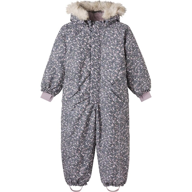 Wheat Moe floral snowsuit