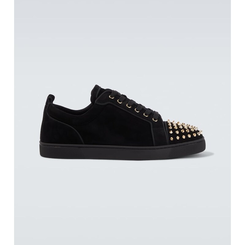 Christian Louboutin Louis Junior Spikes suede sneakers