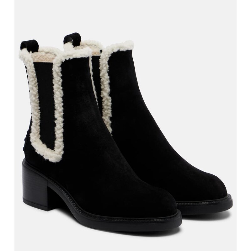 Tods Gommino suede Chelsea boots