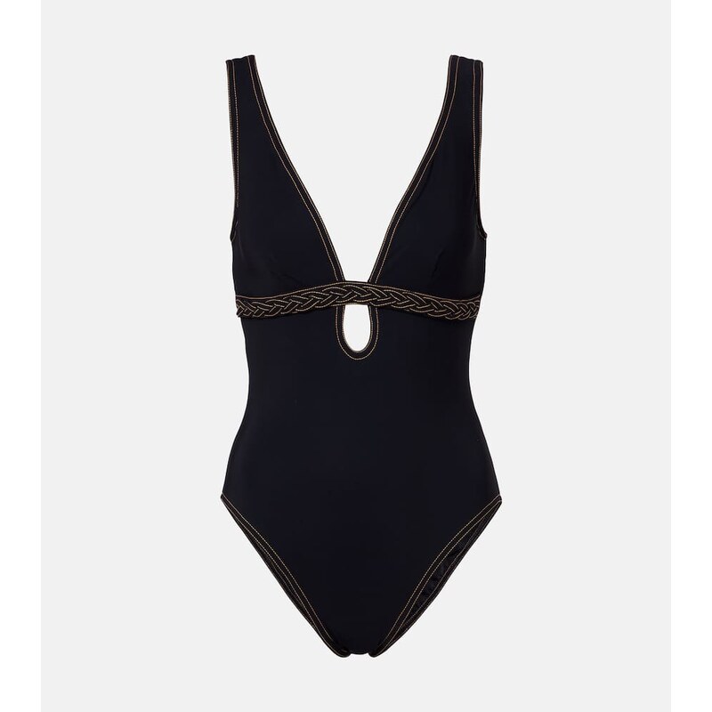 Karla Colletto Quinn keyhole cutout swimsuit
