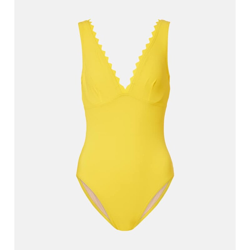 Karla Colletto Ines scalloped swimsuit