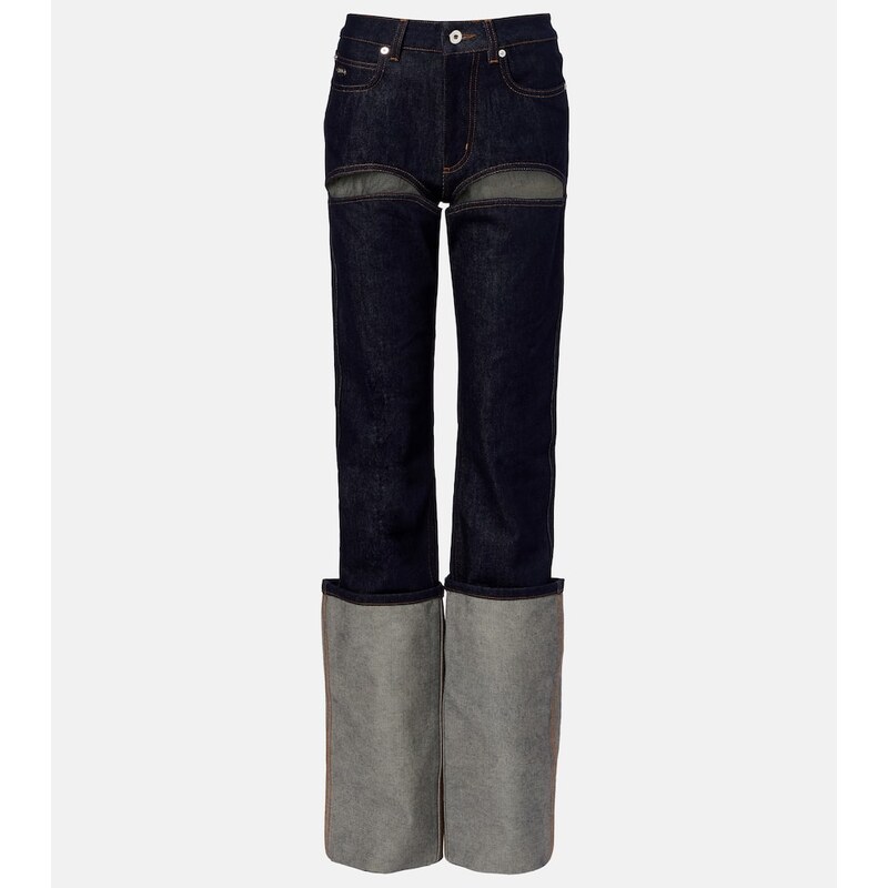 Jean Paul Gaultier Cutout straight jeans