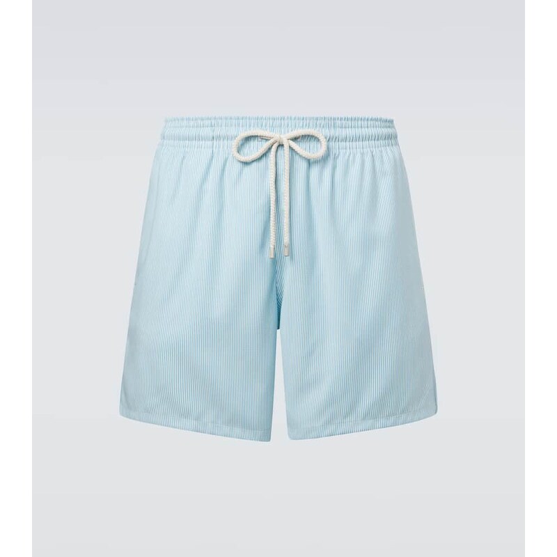 Vilebrequin Bengal stripe wool swim trunks