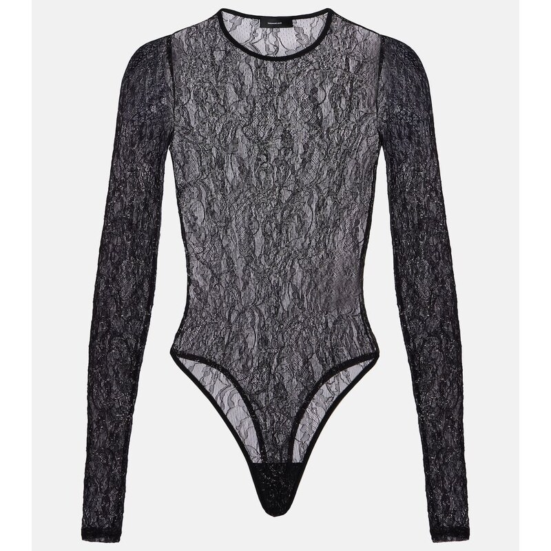 Wardrobe.NYC Floral lace bodysuit