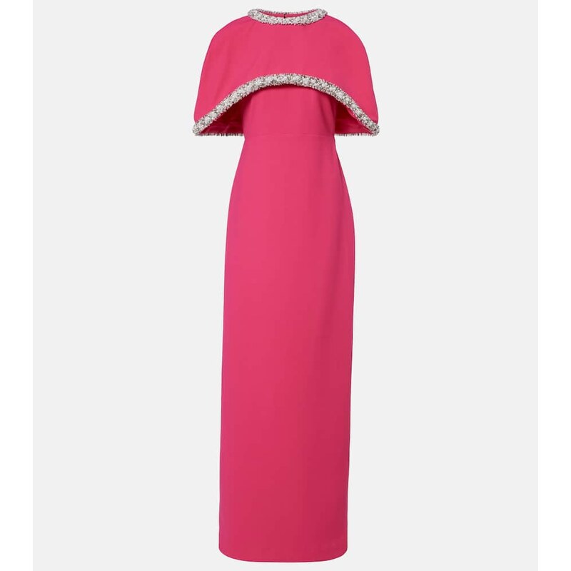 Simkhai Briella embellished crÃªpe gown