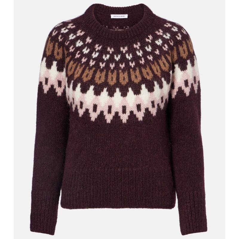 Veronica Beard Anne Fair Isle wool-blend sweater