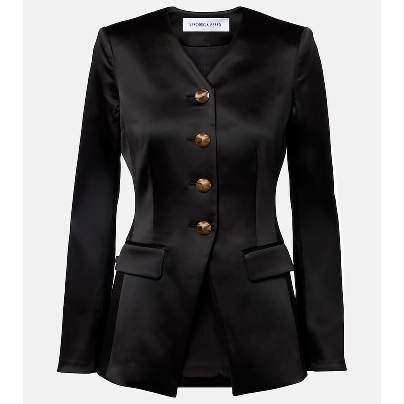 Veronica Beard Cynthia satin blazer