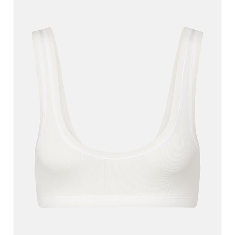 Calvin Klein Collection Lillian cotton-blend bralette