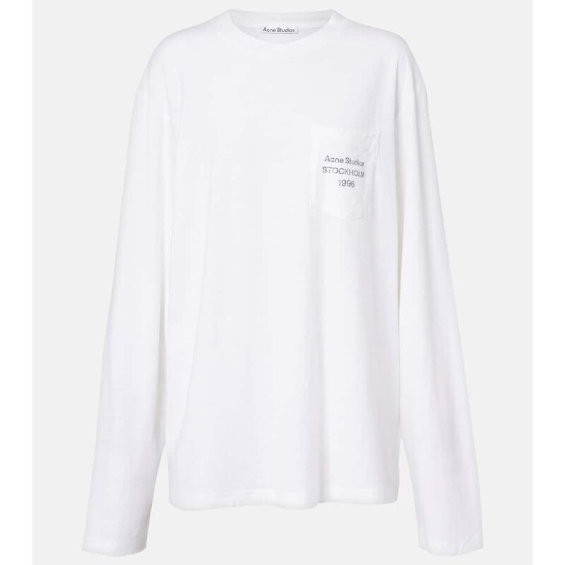 Acne Studios Edden oversized cotton-blend T-shirt