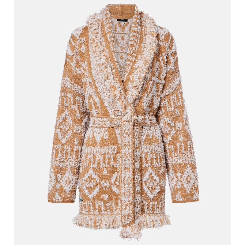 Alanui Send Beat wool-blend cardigan