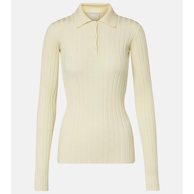 Calvin Klein Collection Amber wool polo sweater