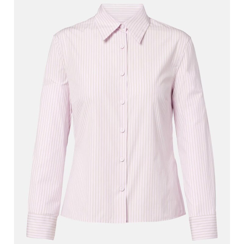 Calvin Klein Collection Pinstripe cotton poplin shirt