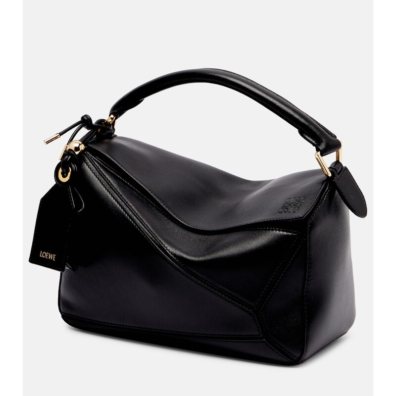 Loewe Featherlight Puzzle Large leather top-handle bag