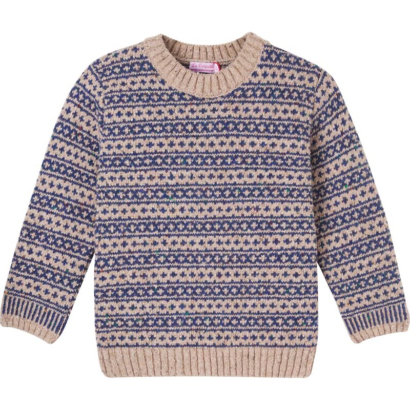 La Coqueta Austen Fair Isle wool-blend sweater