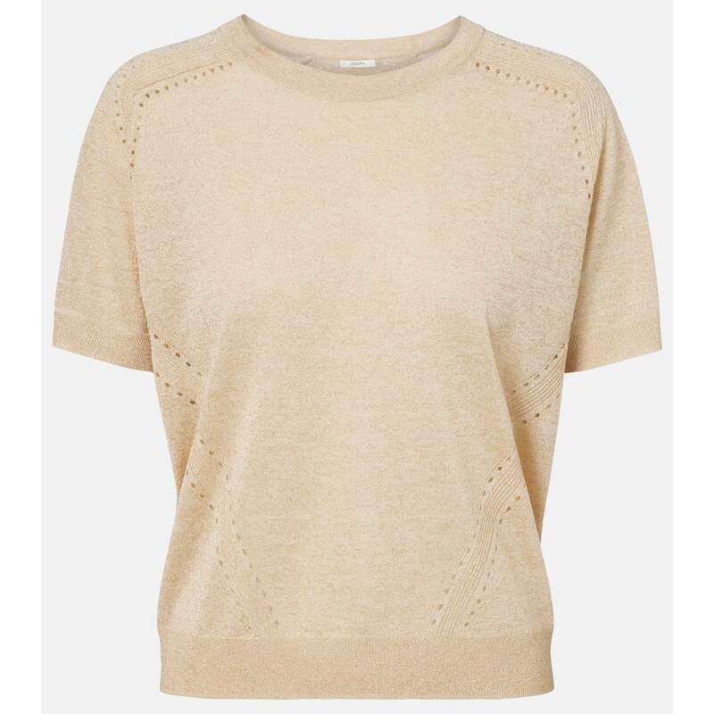 Joseph Lille knitted lamÃ top