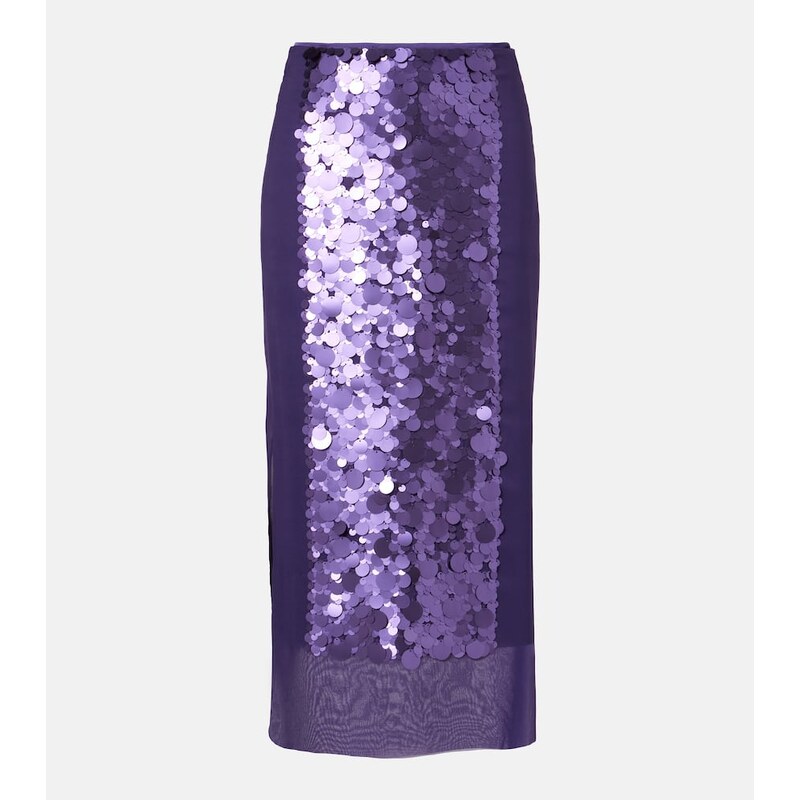 Joseph Cambo sequined midi skirt