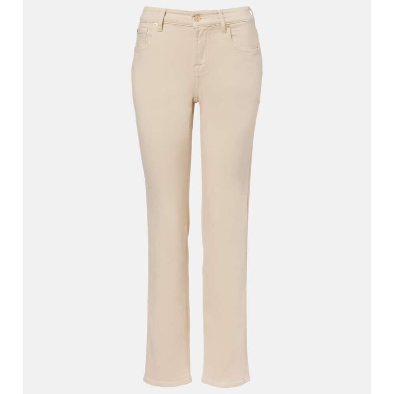 7 For All Mankind Calie Straight mid-rise straight jeans