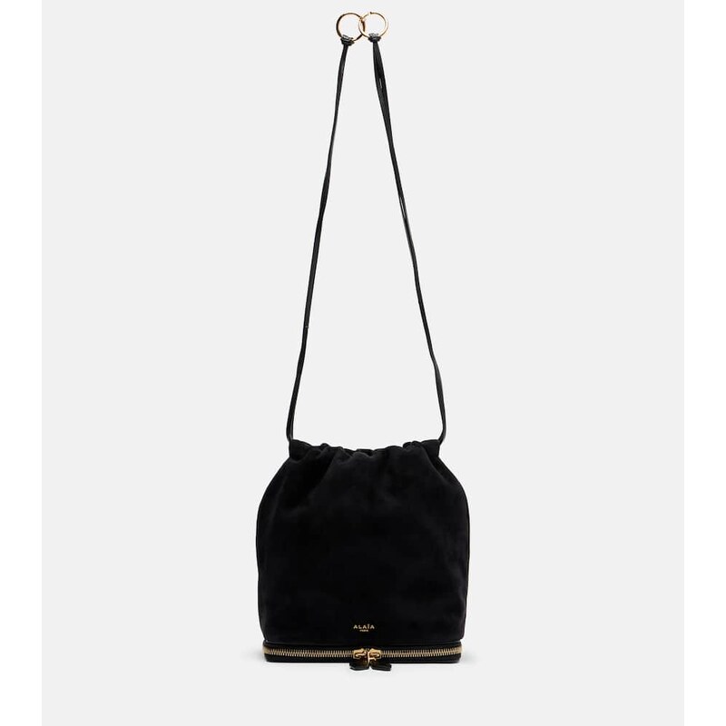 Alaïa Le Pochon suede bucket bag
