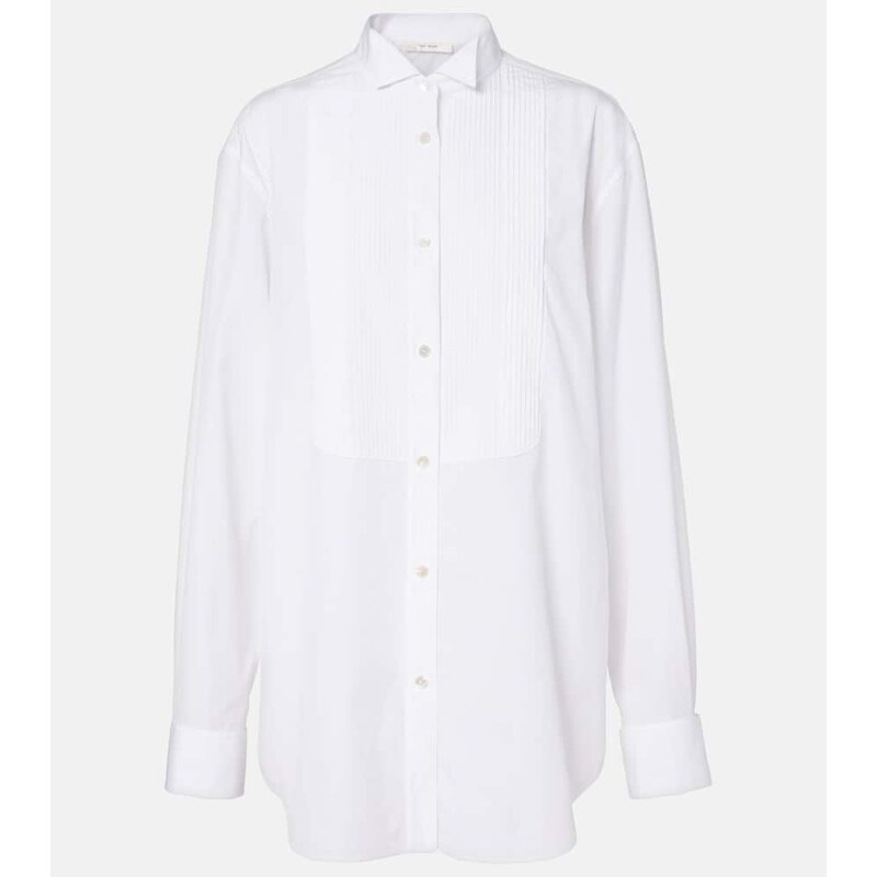 The Row Erelia cotton poplin shirt