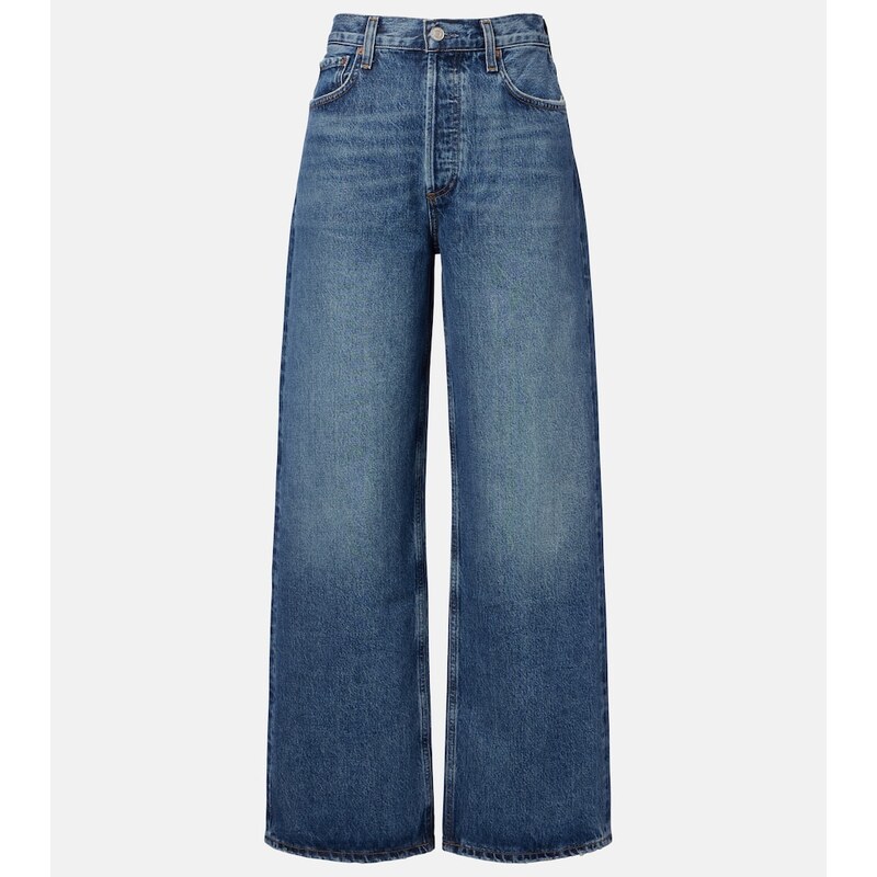 Agolde Low Slung Baggy mid-rise wide-leg jeans