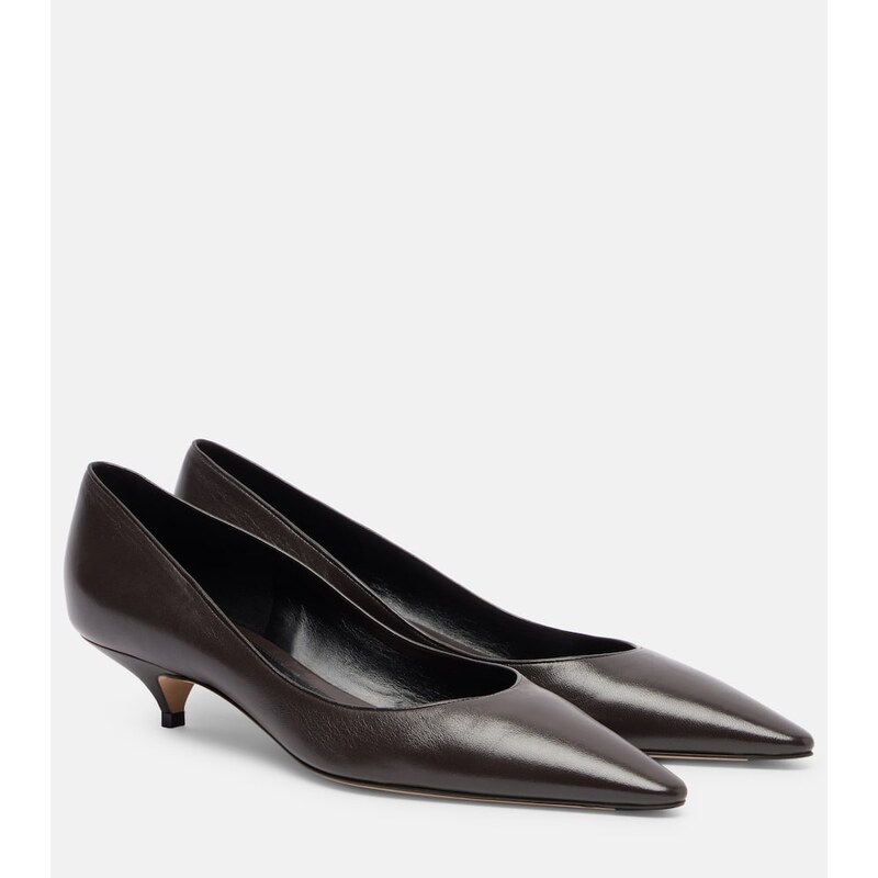 The Row Liisa Two leather pumps