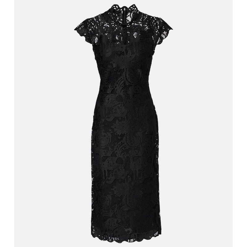 Staud Rosaline guipure lace cocktail dress
