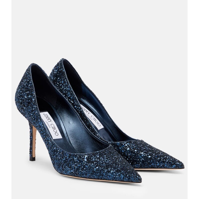 Jimmy Choo Love 85 glitter pumps