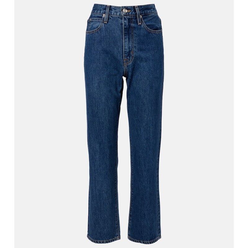 SLVRLAKE London cropped high-rise straight jeans
