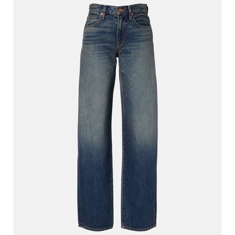 SLVRLAKE Tess faded wide-leg jeans