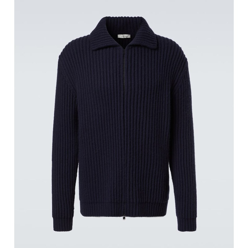The Row Hornby cashmere zip-up cardigan