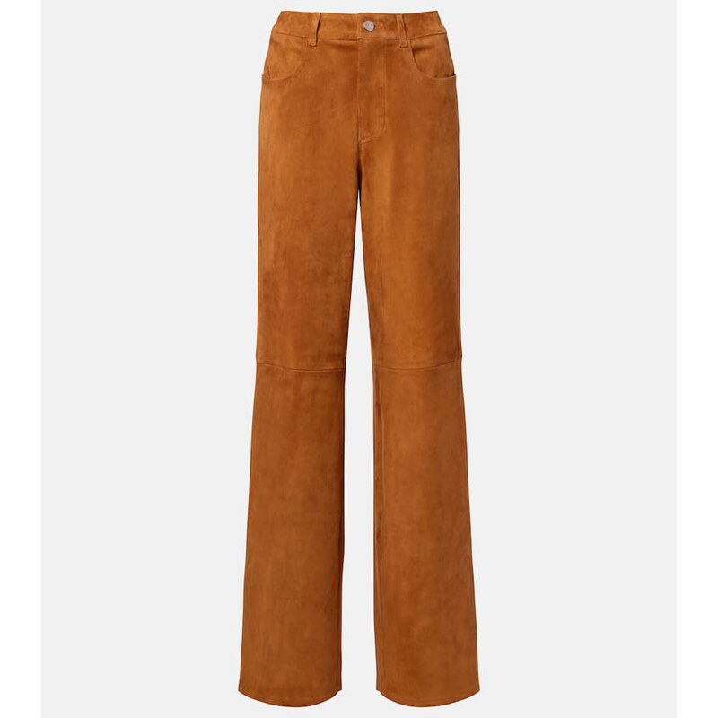 Stouls Mytheo suede wide-leg pants