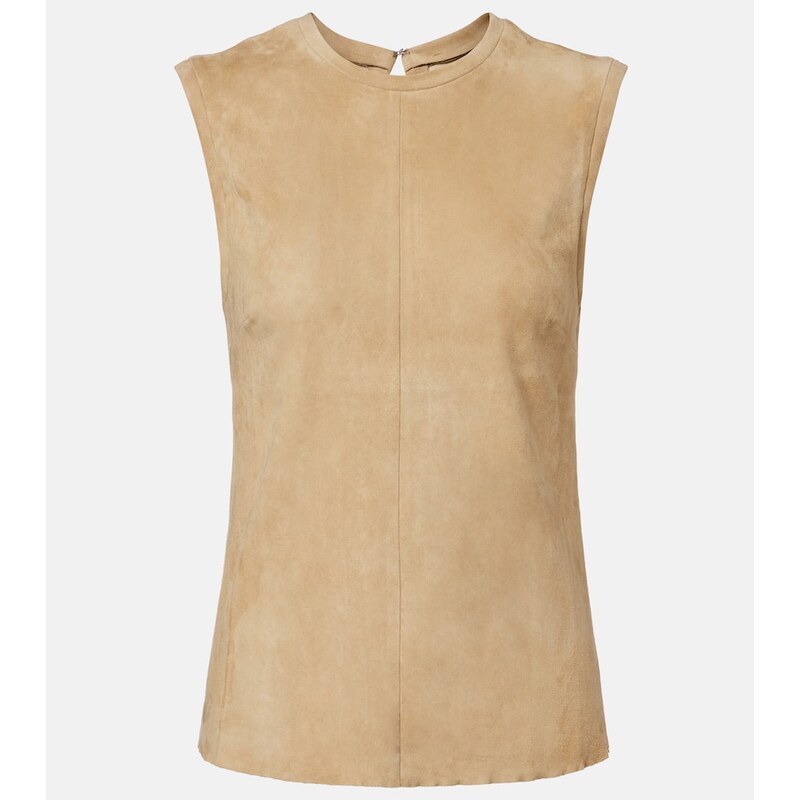 Stouls Miuccia suede top