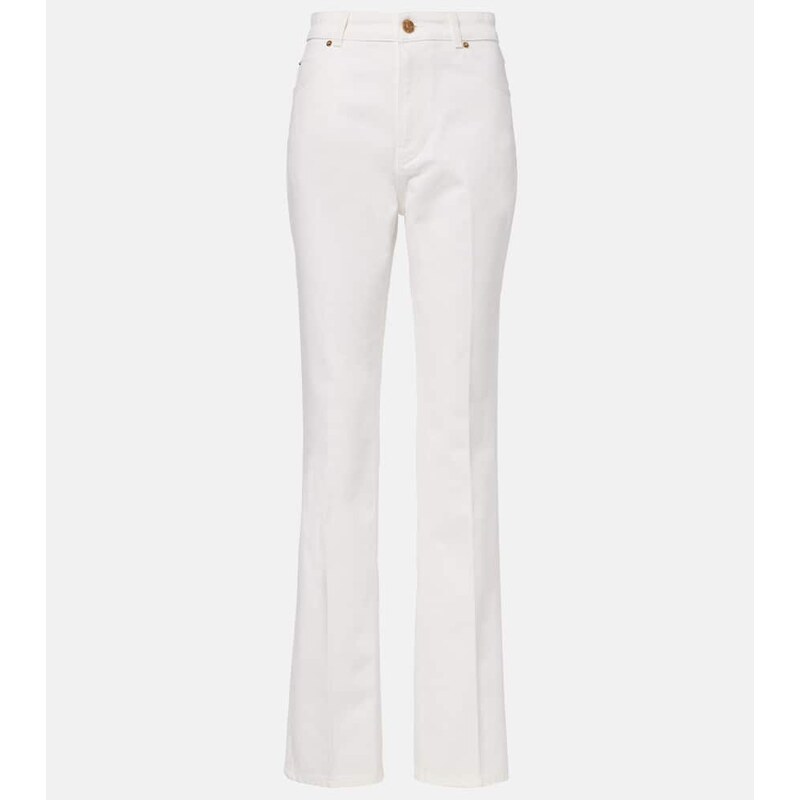 Balmain High-rise straight jeans