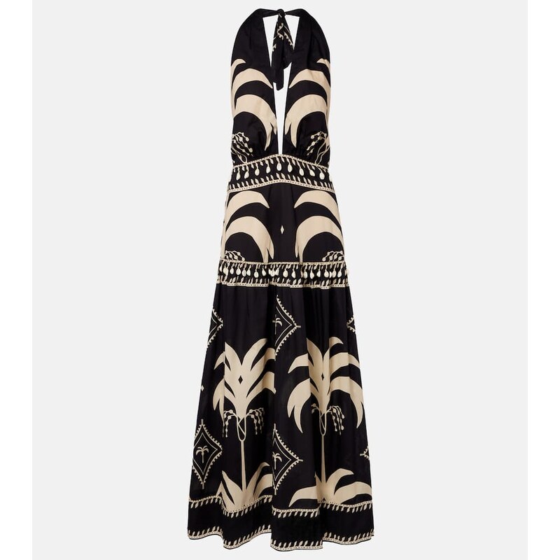 Johanna Ortiz Printed cotton maxi dress