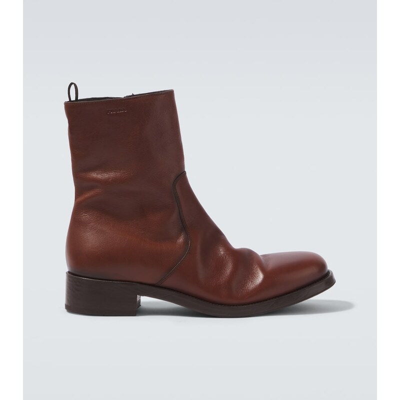 Prada Leather ankle boots