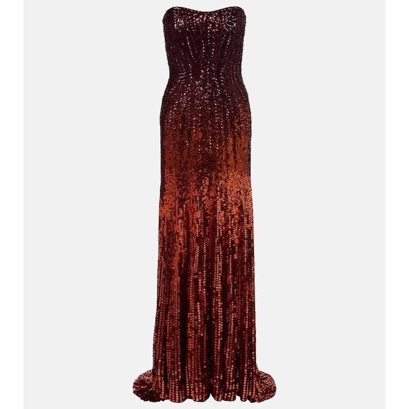 Jenny Packham Lior embellished corset gown