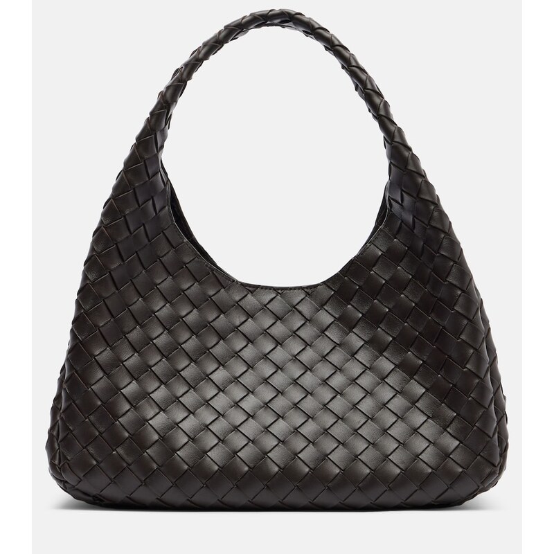 Bottega Veneta Campana Intrecciato leather shoulder bag