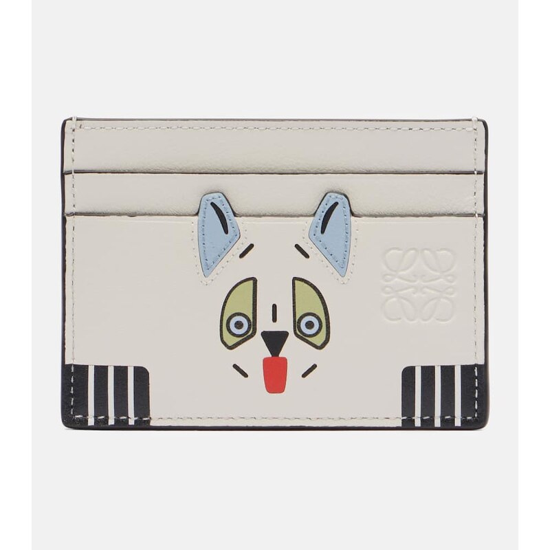 Loewe x Louis Wain Cats leather card holder