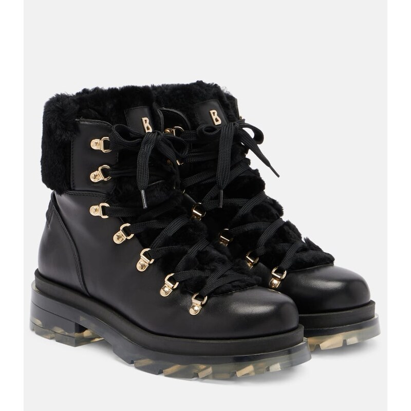 Bogner Swansea shearling-lined leather ankle boots