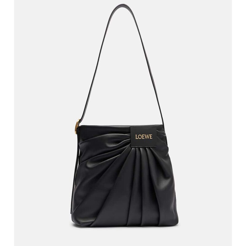 Loewe Draped leather tote bag
