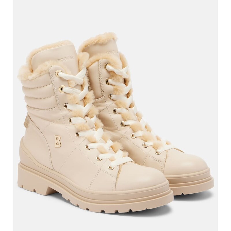 Bogner St Moritz leather lace-up boots