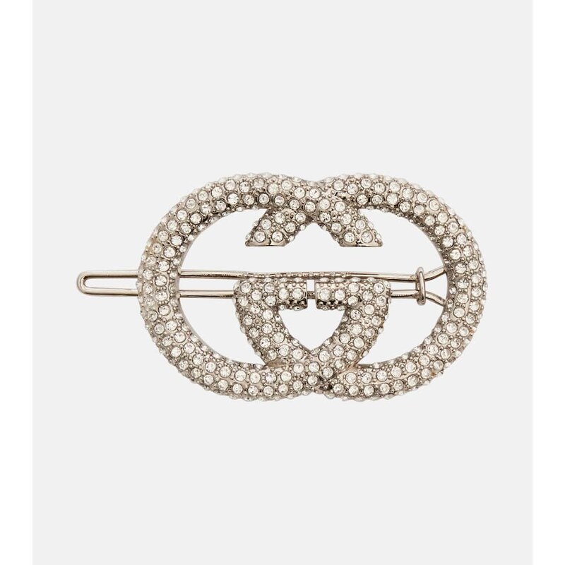 Gucci Interlocking G embellished barrette
