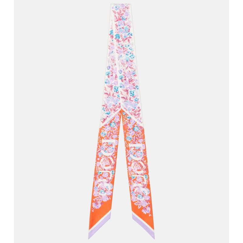 Gucci Printed silk twill scarf