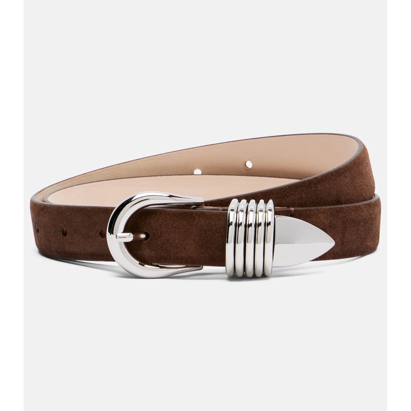 Déhanche Hollyhock suede belt