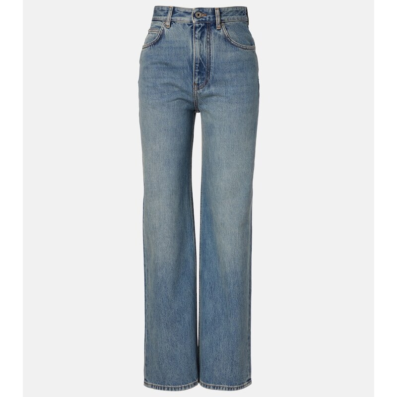 Loewe High-rise wide-leg jeans