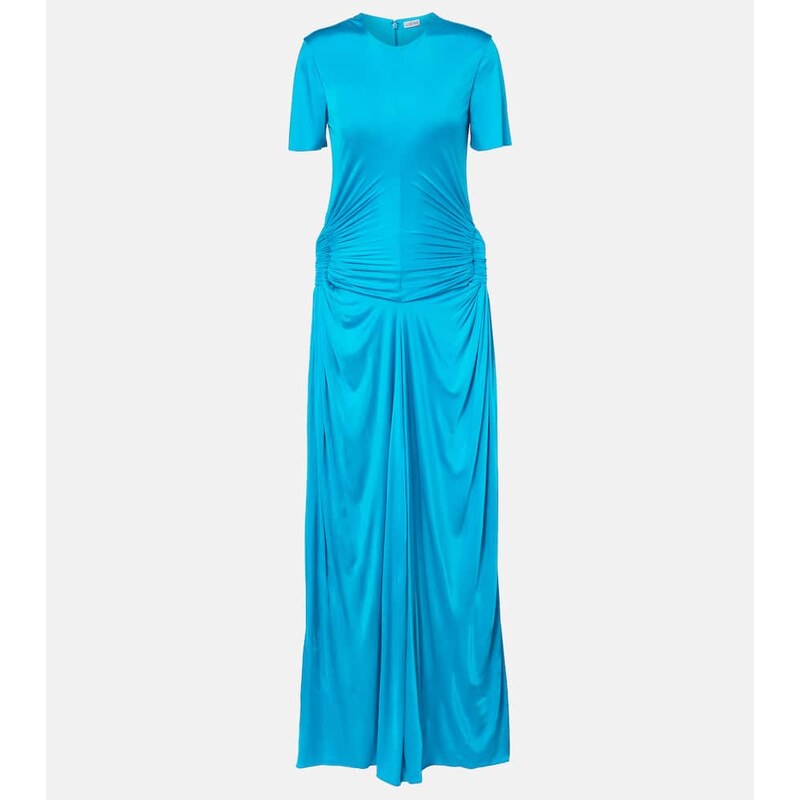 Loewe Cutout draped jersey maxi dress