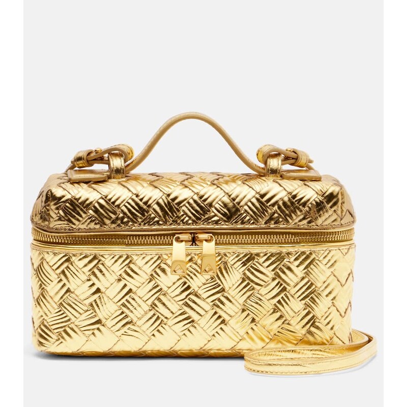 Bottega Veneta Bang Bang metallic leather vanity bag