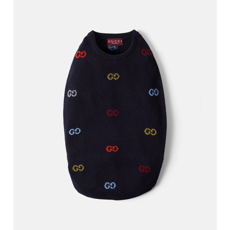 Gucci GG wool dog sweater